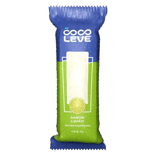 Gelo Saborizado Limão, 190 g, Coco Leve