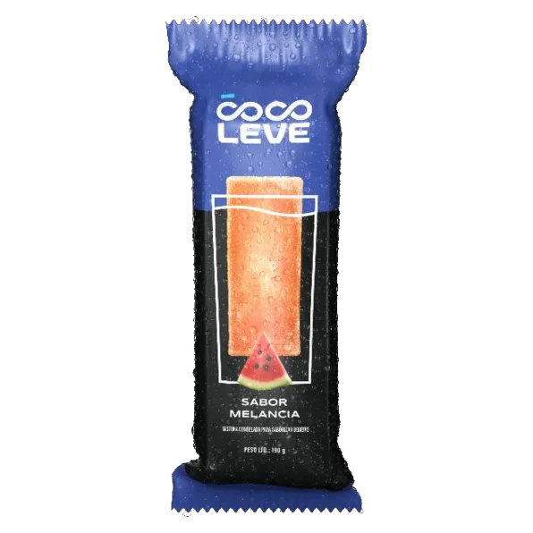 Gelo Saborizado Melancia, 190 g, Coco Leve