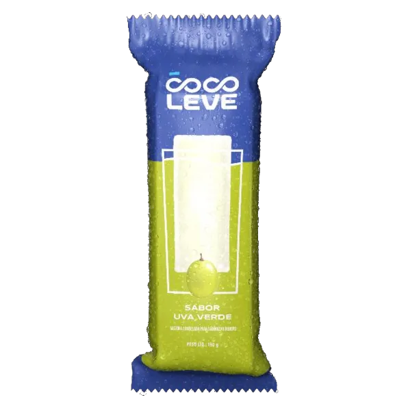 Gelo Saborizado Uva Verde, 190 g, Coco Leve