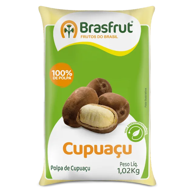 Polpa de Cupuaçu, Pacote 1,02 kg (vendido por kg), Brasfrut