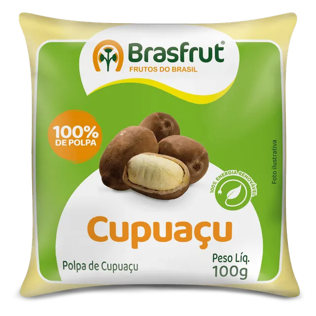 Polpa de Cupuaçu, Pacote com 12 × 100 g, Brasfrut