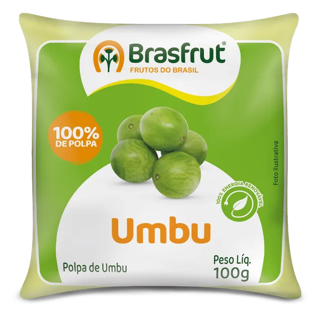 Polpa de Umbu, Pacote com 12 × 100 g, Brasfrut